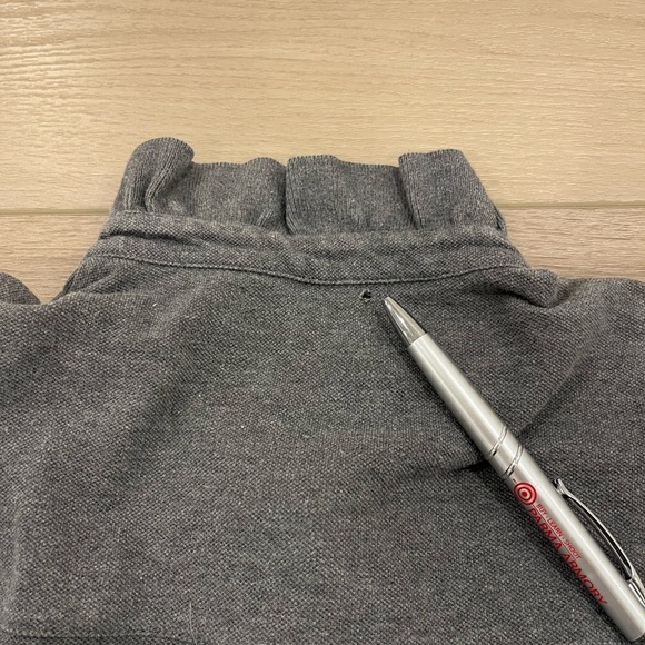 Burberry London Grey Polo Dress - Ruffled Collar, Classic Fit, Size M, Designer - Picture 9 of 9